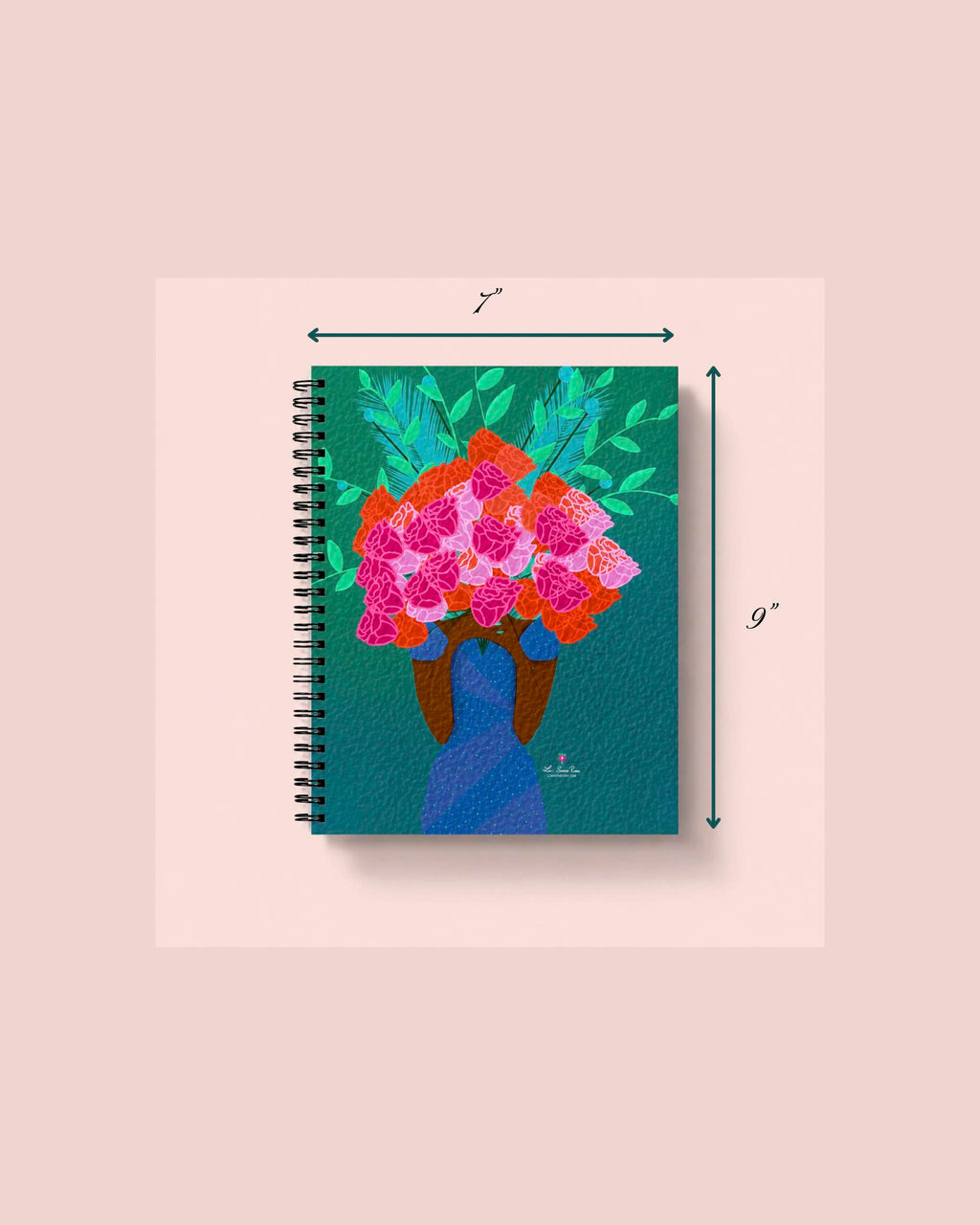 Bloom Journal| Lay-Flat Soft Touch Soft Cover Wire-O Notebook