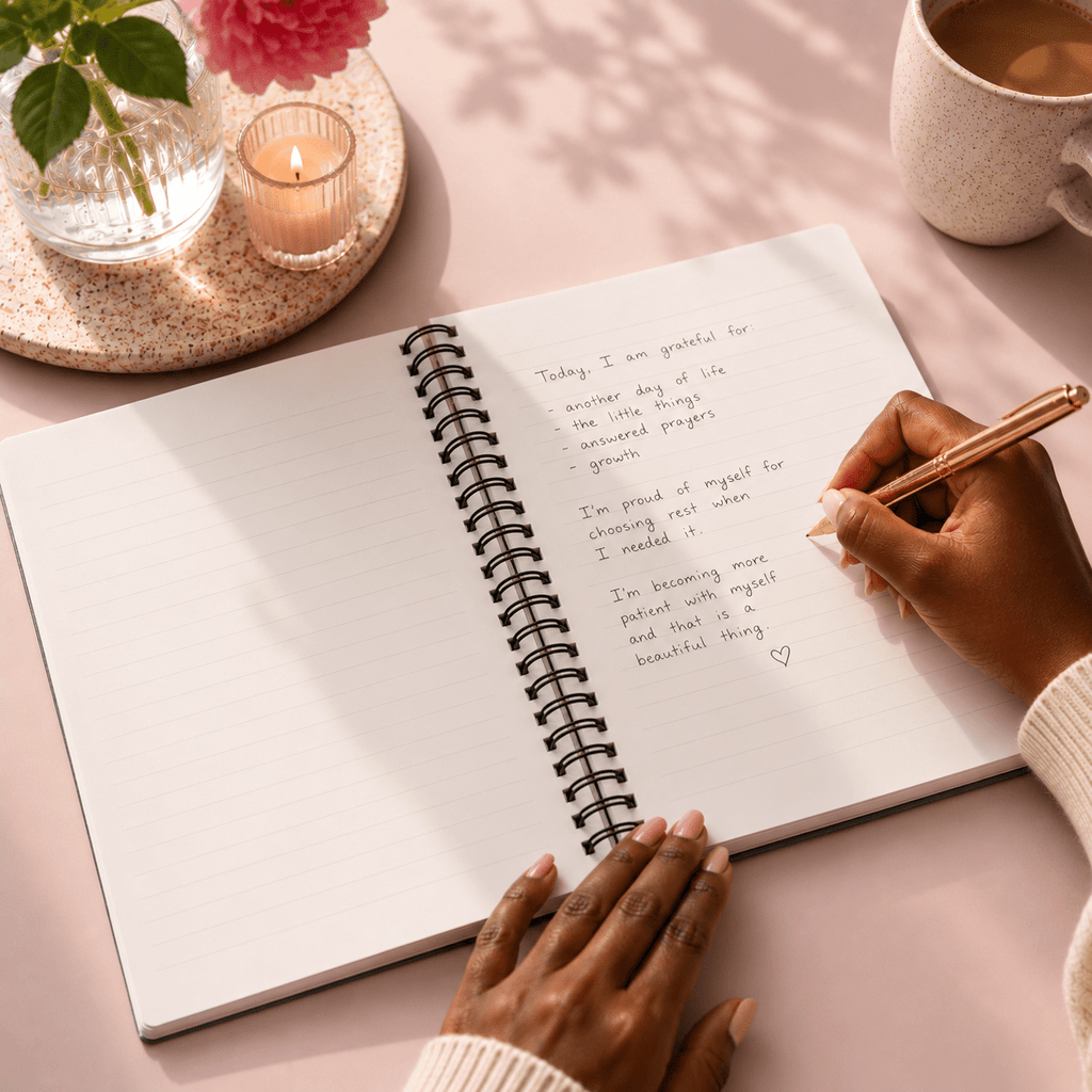 Bloom Journal| Lay-Flat Soft Touch Soft Cover Wire-O Notebook